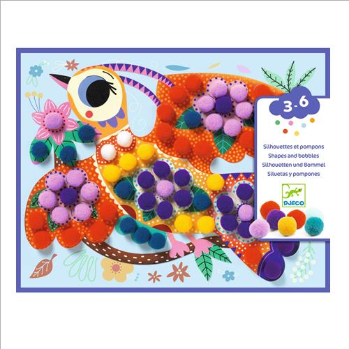 silhouettes e pompons