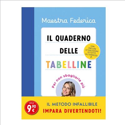 il quaderno delle tabelline