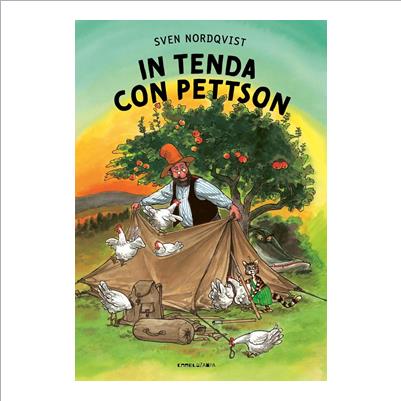 in tenda con pettson