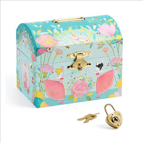 salvadanaio in legno. ballerina