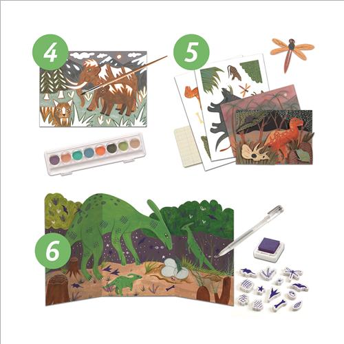 set multiattività dinosauri