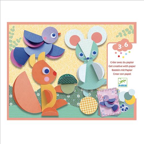 creare con la carta. i tondi