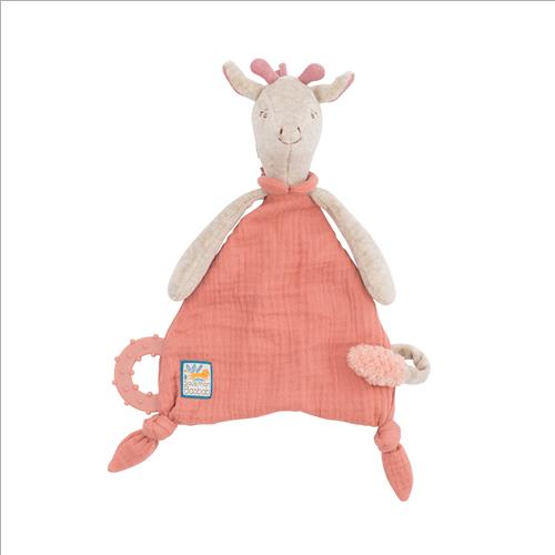 doudou porta ciuccio bibiscus