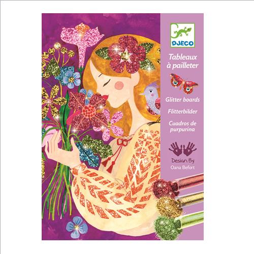 tableaux à pailleter bouquet