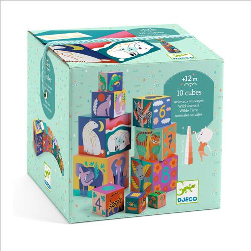 cubi da impilare. animali selvatici