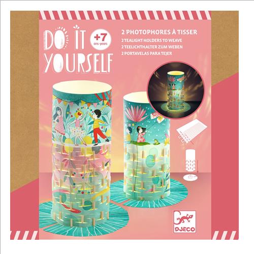 portacandele in carta da realizzare