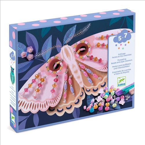 perle e fili di ciniglia. illumina la no