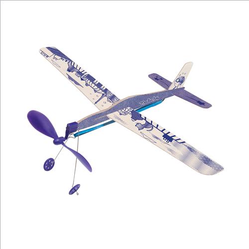 aereoplano a elastico blu