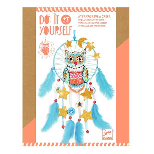 crea l'acchiappasogni. civetta dorata