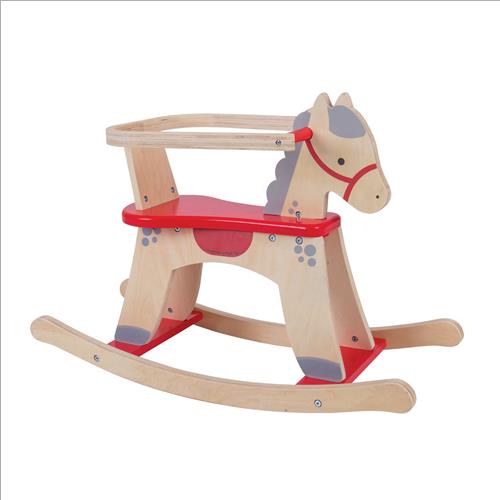 cavallo a dondolo legno