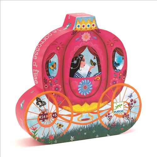 silhouette puzzle la carrozza di elisa