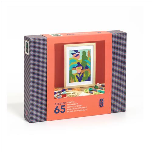 atelier 65. ricamo su canovaccio