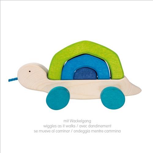 animaletto da traino. tartaruga