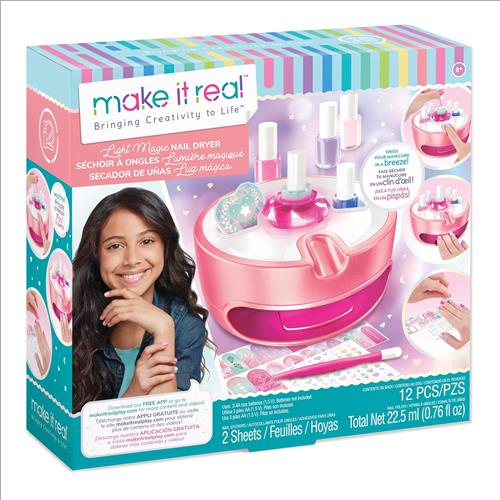 set smalti con lampada luce magica