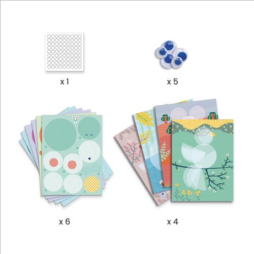 creare con la carta. i tondi