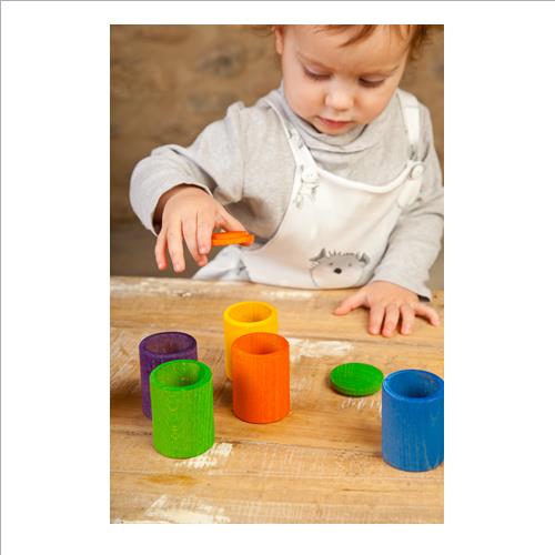 cilindri con coperchio arcobaleno