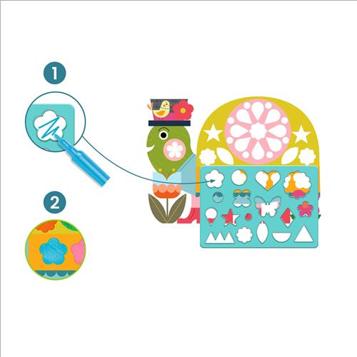 disegnare con gli stencil divertendosi