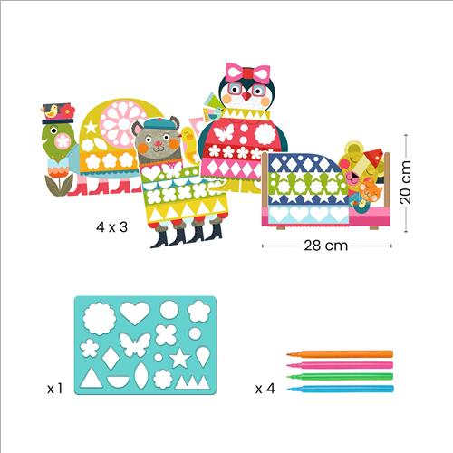 disegnare con gli stencil divertendosi