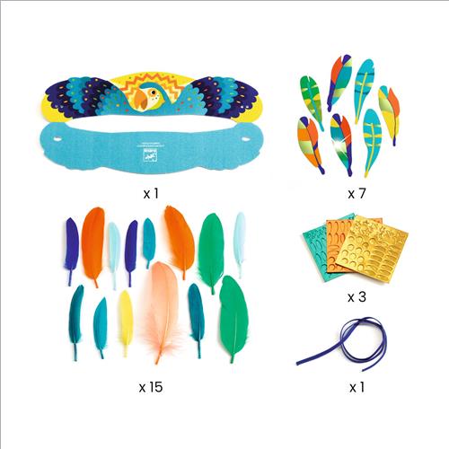 creare un copricapo tropicale