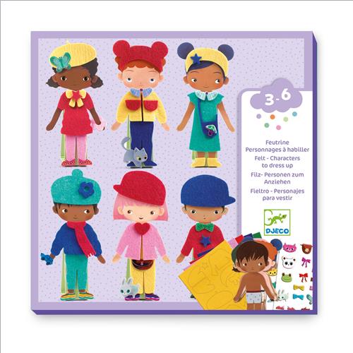 personaggi da vestire in feltro