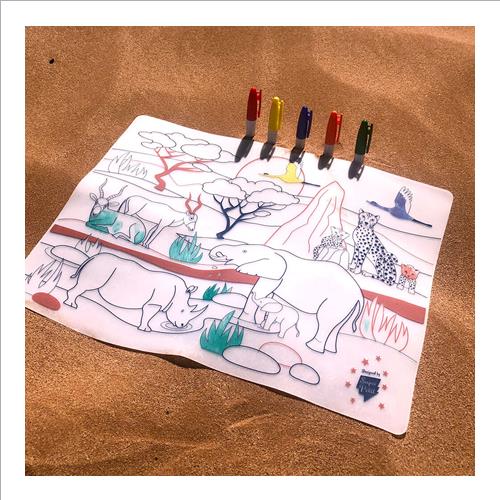 savana. set in silicone da decorare