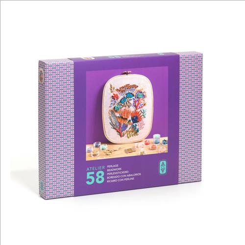 atelier 58. ricamo con perline