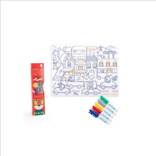 set in silicone da colorare les popipop