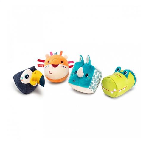 4 cubi animali della giungla