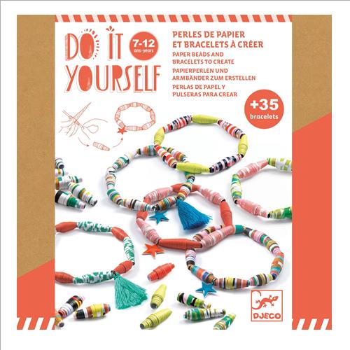 creare perline di carta pop e vivace