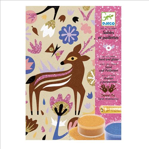 sabbie colorate meraviglie del bosco