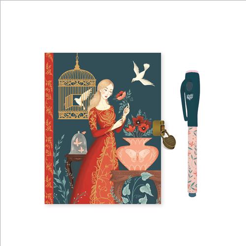 diario segreto con luce lisa