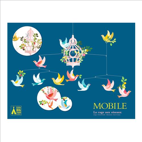 mobile gabbia degli uccellini