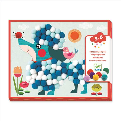 decorare con i ponpon cagnolini