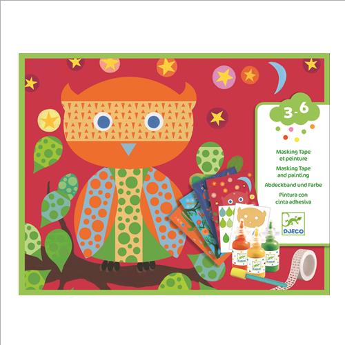 masking tape e tempere