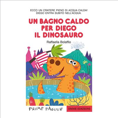 un bagno caldo per diego il dinosauro