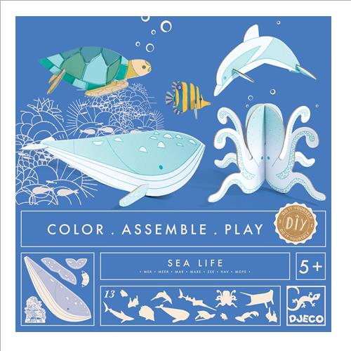 kit animali fai da te. animali del mare