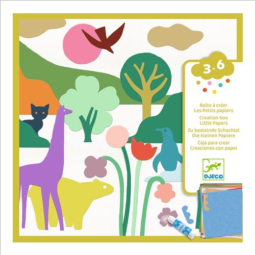 scatola per creare. cartoncini colorati