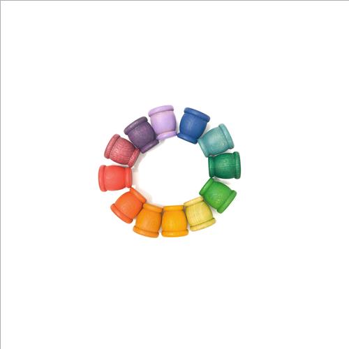 12 coppette arcobaleno