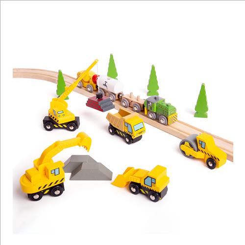veicoli da cantiere in legno