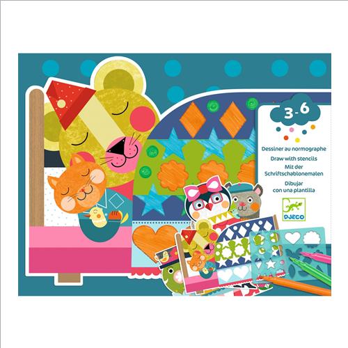 disegnare con gli stencil divertendosi