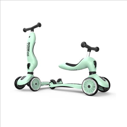 triciclo trasformabile 2 in 1 verde