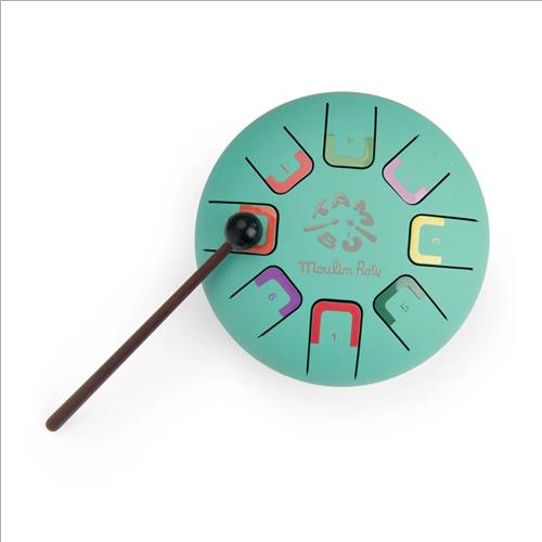 tambù. piccolo tamburo tibetano. verde