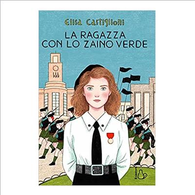 la ragazza con lo zaino verde