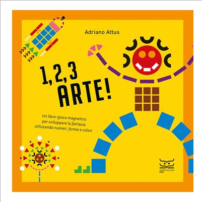 1,2,3. arte! libro gioco magnetico