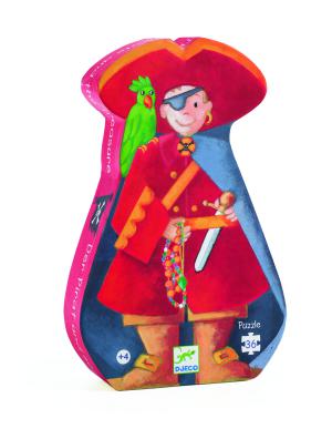 silhouette puzzle pirata