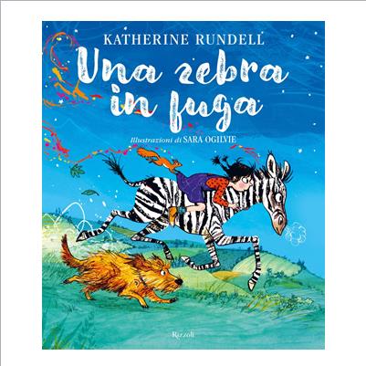 una zebra in fuga