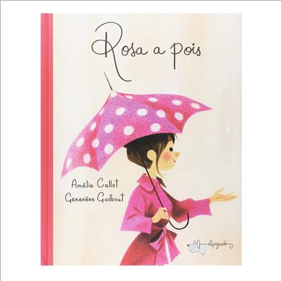 rosa a pois