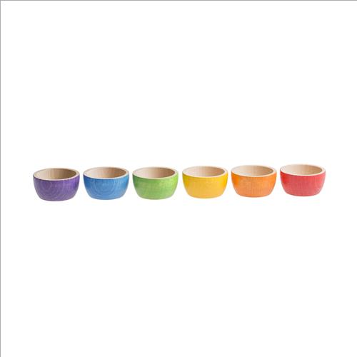 6 ciotoline arcobaleno