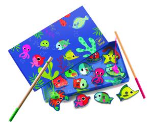 pesca magnetica pesci colorati