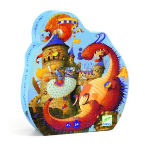 puzzle sagoma vaillant et le dragon